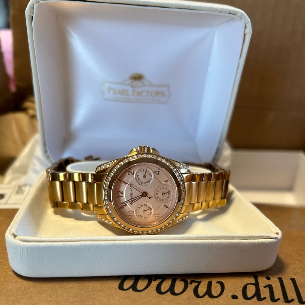 Gold Michael Kors Watch